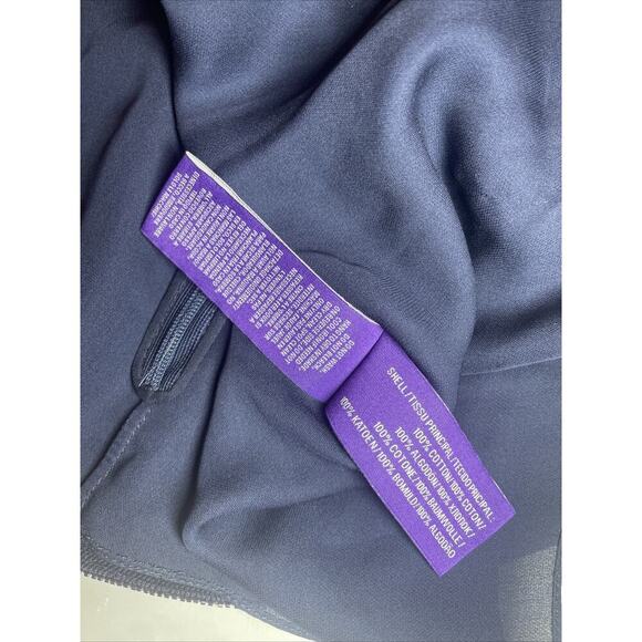 Ralph Lauren Collection Purple Label Long Sleeve Top Runway Blouse Sheer Neck 8 - Picture 10 of 10